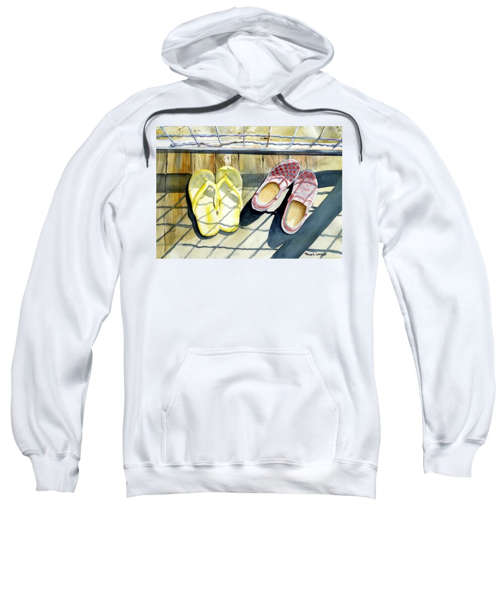 Mother Sweatshirt featuring the painting Mother and Daughter by Phyllis London