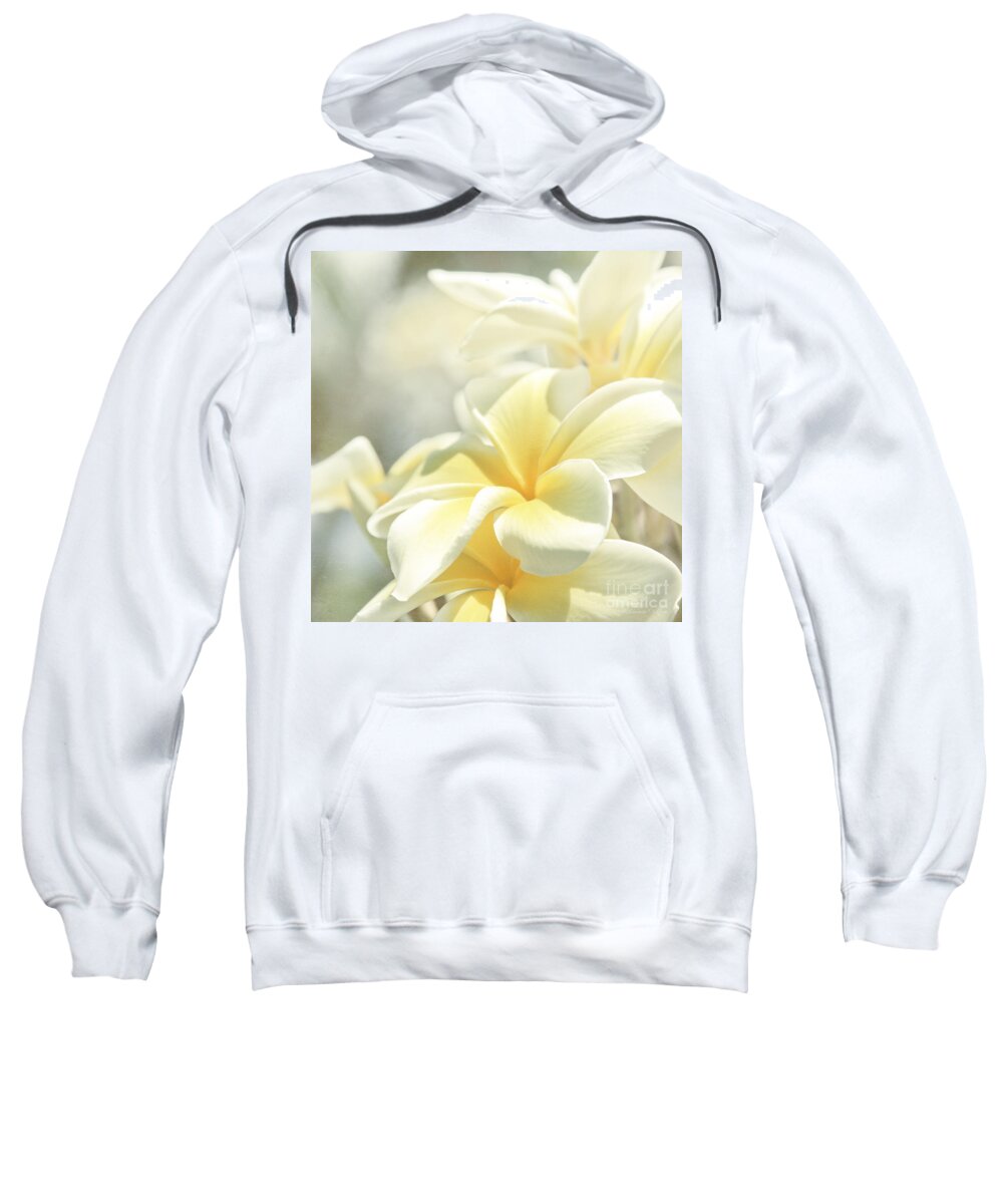 Plumeria Sweatshirt featuring the photograph Na Lei Pua Melia Aloha e ko Lele by Sharon Mau
