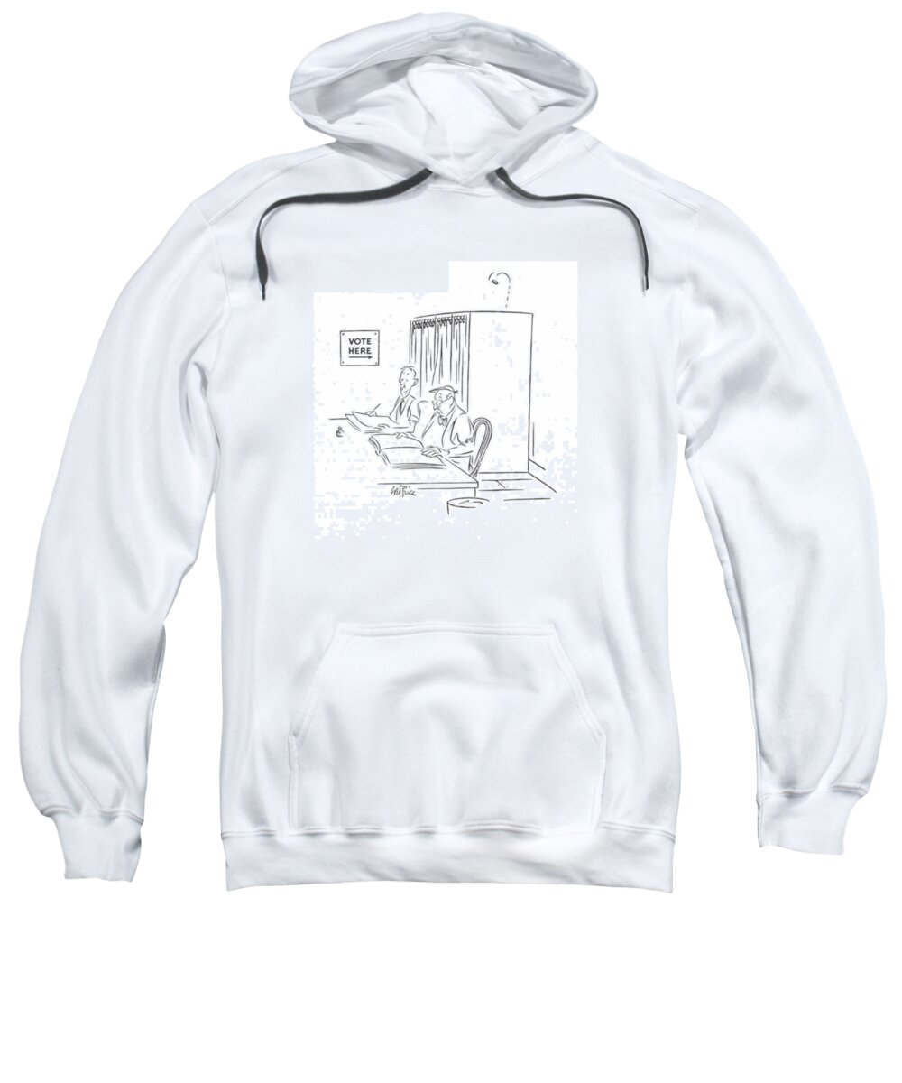 109332 Gpr George Price Sweatshirt featuring the drawing New Yorker November 5th, 1938 by George Price