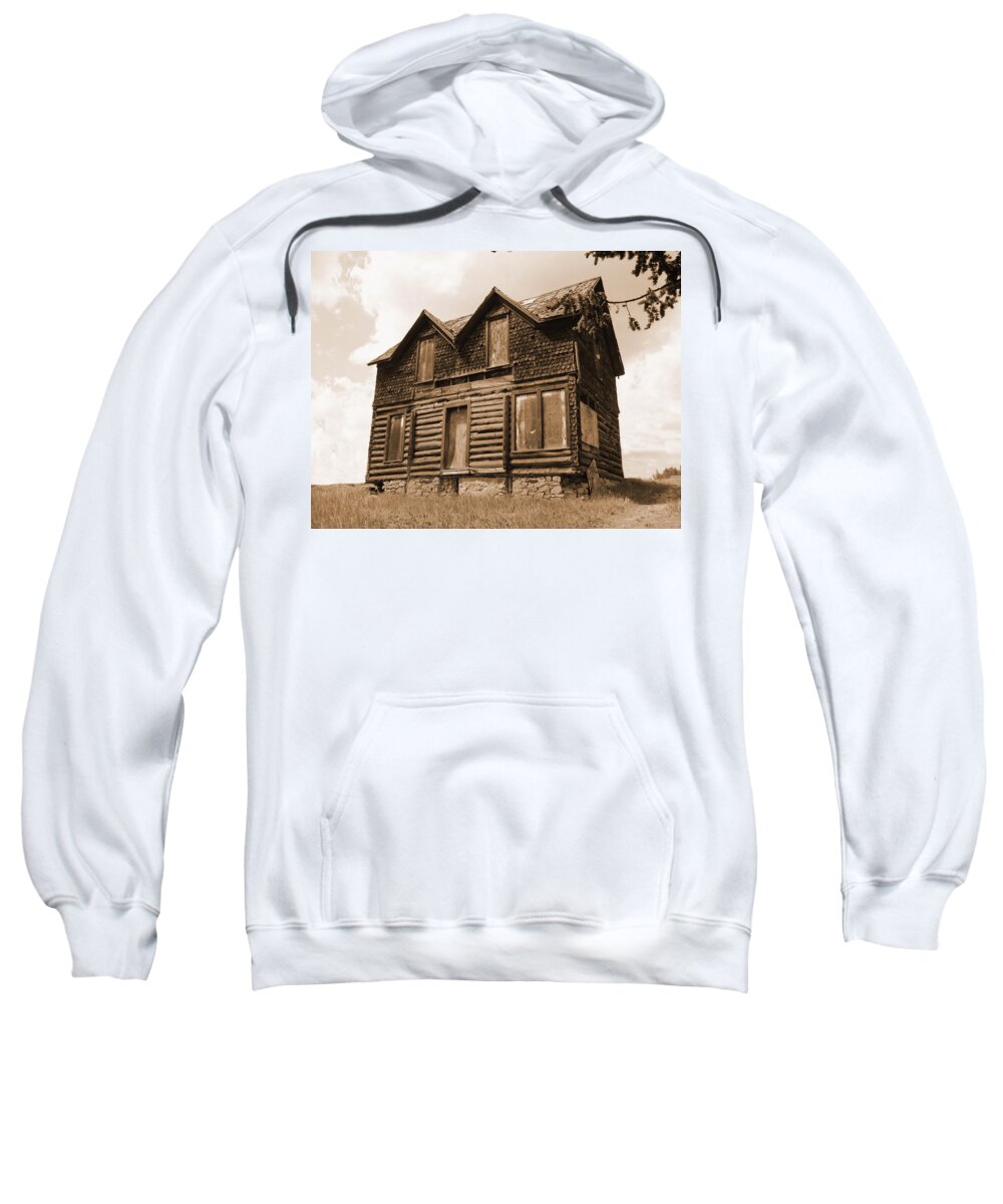 Colorado Sweatshirt featuring the photograph Old Cripple Creek Cabin by Dawn Key
