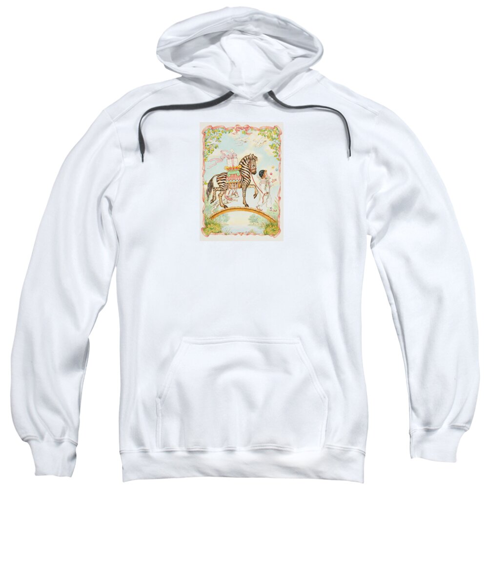Birthday Sweatshirt featuring the painting Pierrot by Lynn Bywaters