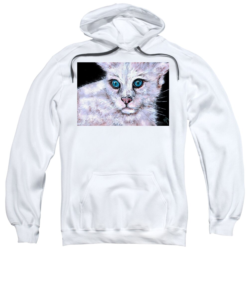 Cat Sweatshirt featuring the photograph Purrrrrfect Sky by Artist RiA