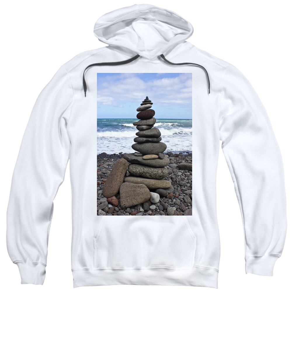 Rock Sweatshirt featuring the photograph Rock Sculpture by Christie Kowalski