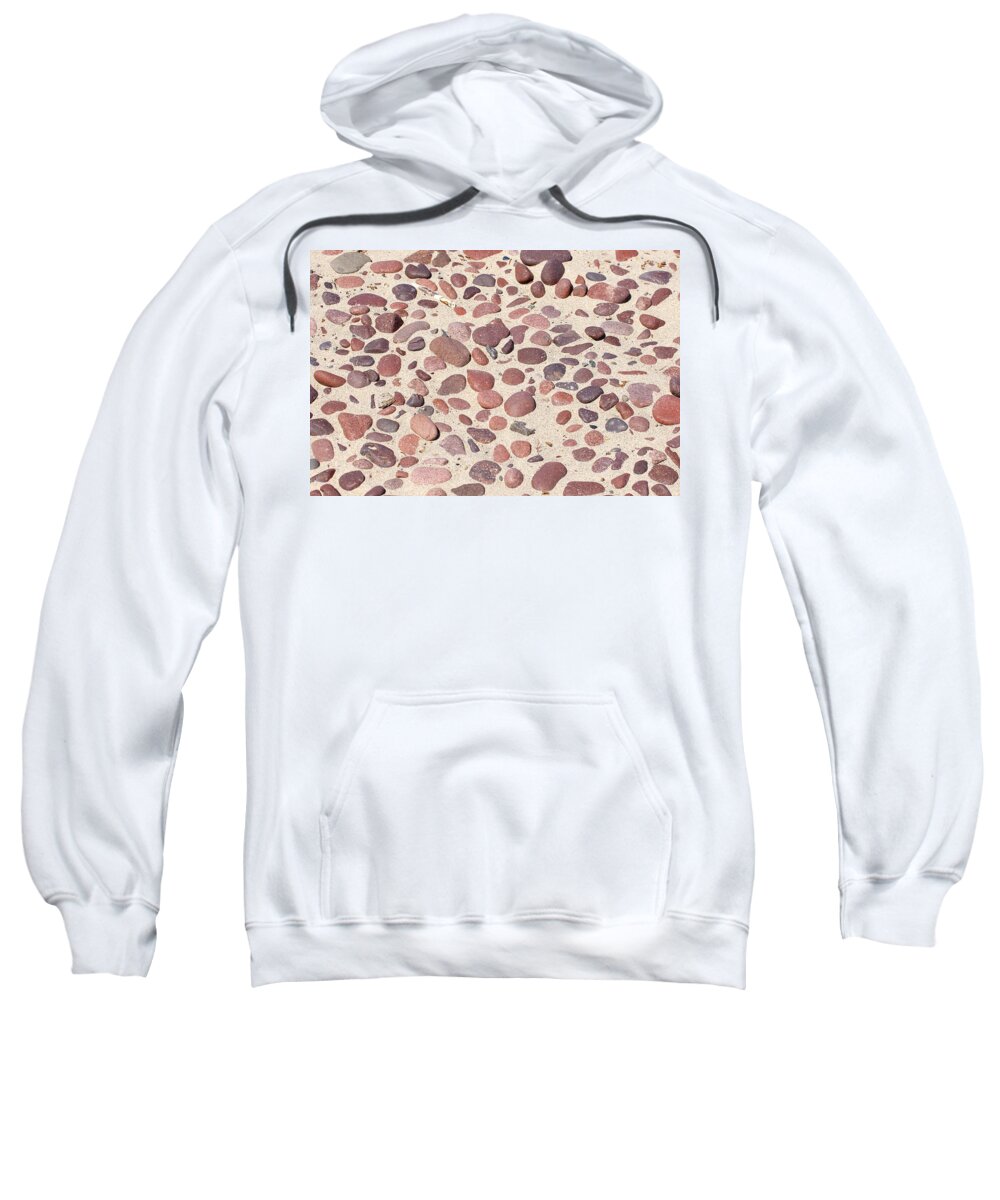 Textures Sweatshirt featuring the photograph Rocks and sand by Greg Wells