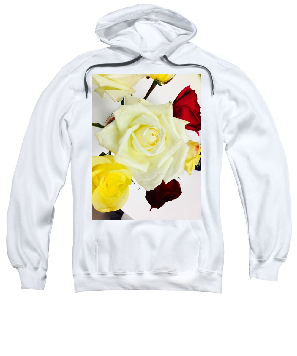 Roses Sweatshirt featuring the photograph Roses by Felix Zapata