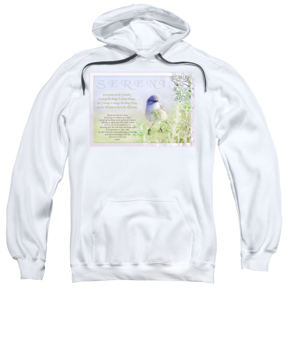 Animals Sweatshirt featuring the photograph Serenity Prayer by Holly Kempe
