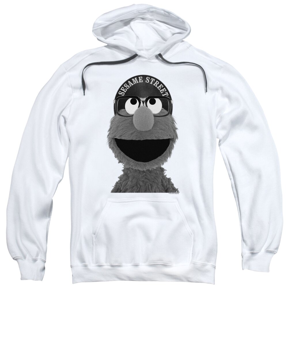  Sweatshirt featuring the digital art Sesame Street - Elmo Lee by Brand A