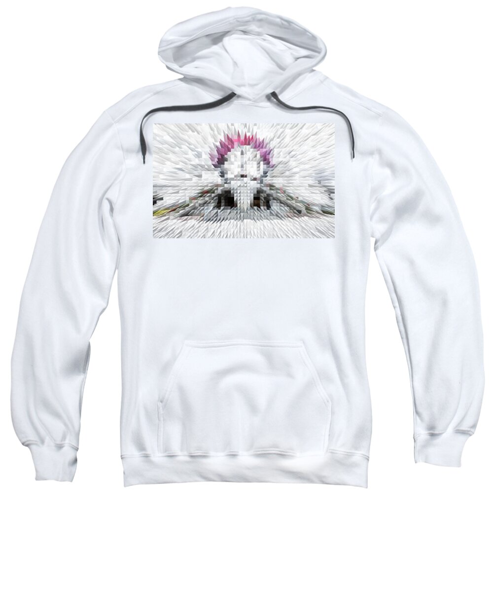 Evie Sweatshirt featuring the photograph Silver Cotton Candy by Evie Carrier