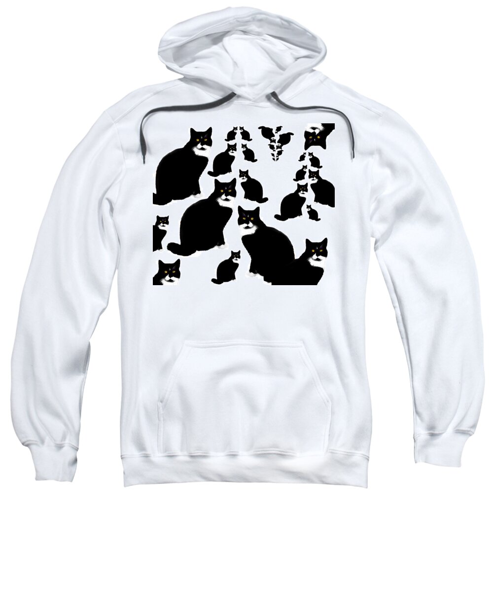 Snow Cat Multi Rscdng Adult Pull-Over Hoodie for Sale by ...