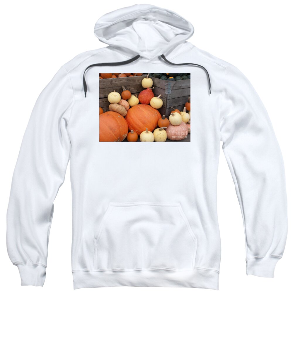 Squash Sweatshirt featuring the photograph Squash Harvest by Ann Horn