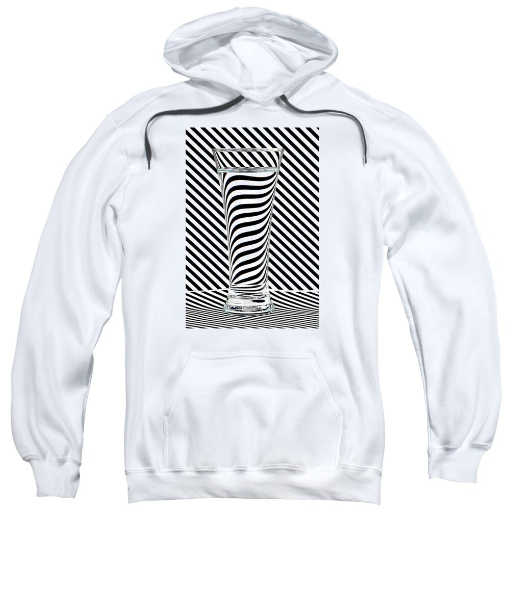 Striped Water Sweatshirt featuring the photograph Striped Water by Steve Purnell
