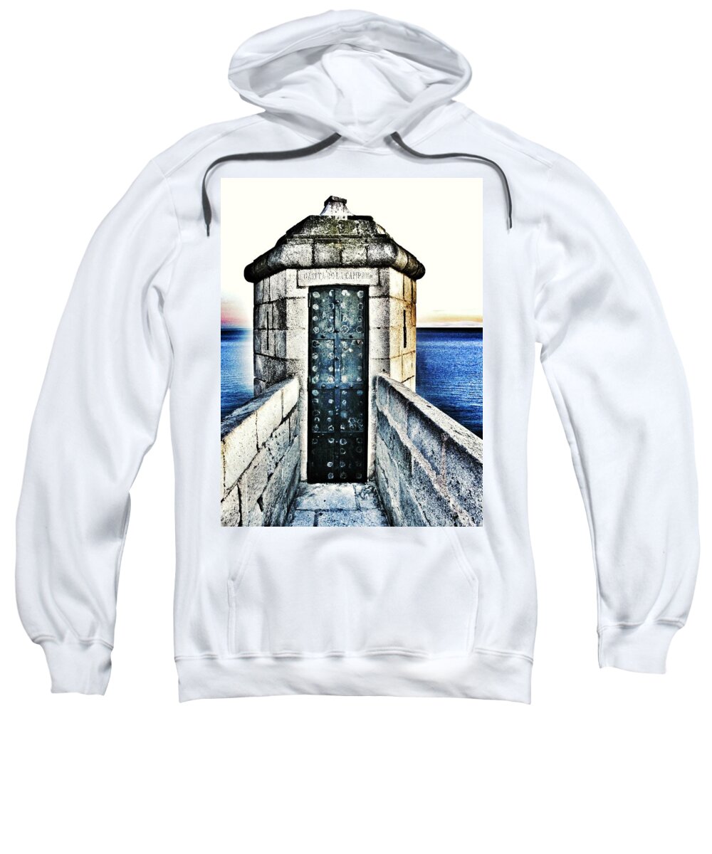 Sea Sweatshirt featuring the photograph The Secret Door by Marianna Mills