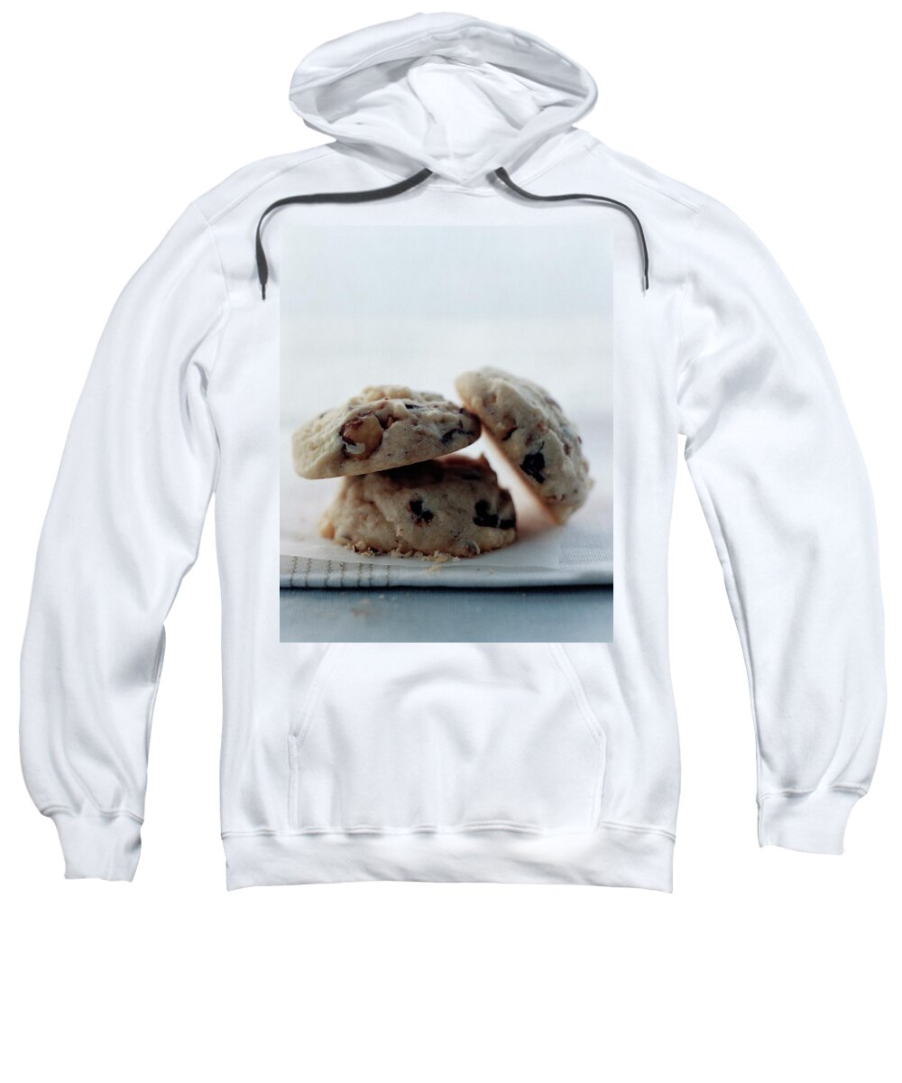 Cooking Sweatshirt featuring the photograph Three Cookies by Romulo Yanes