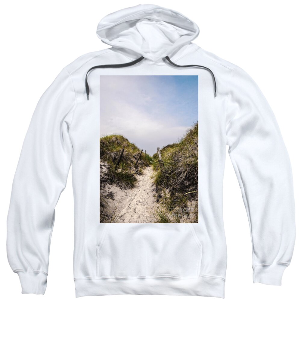 Beach Sweatshirt featuring the photograph Through the Dunes by Hannes Cmarits
