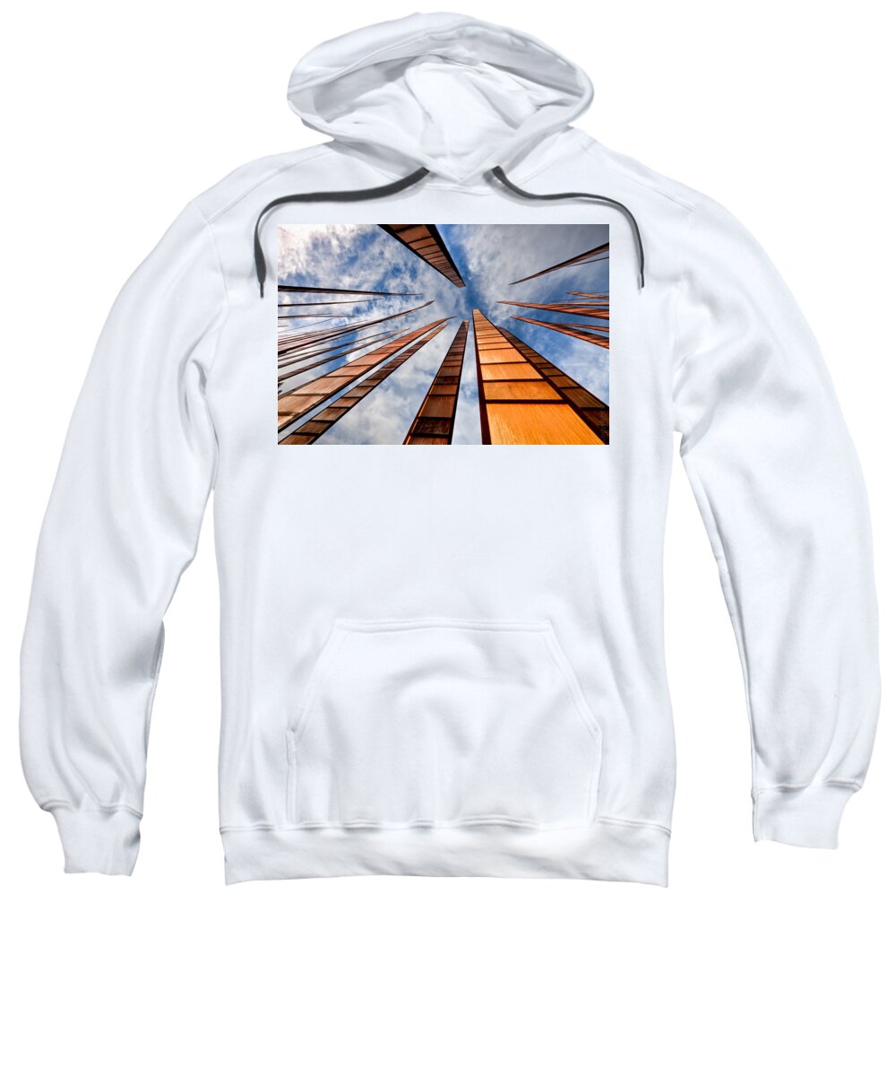 Abstraction Sweatshirt featuring the photograph Up by Alexander Fedin