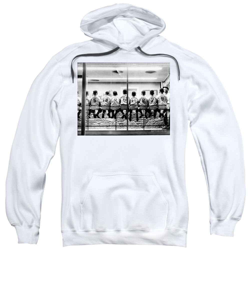 Vintage Sweatshirt featuring the photograph Vintage Kids Base Ball Team by Vintage Collectables