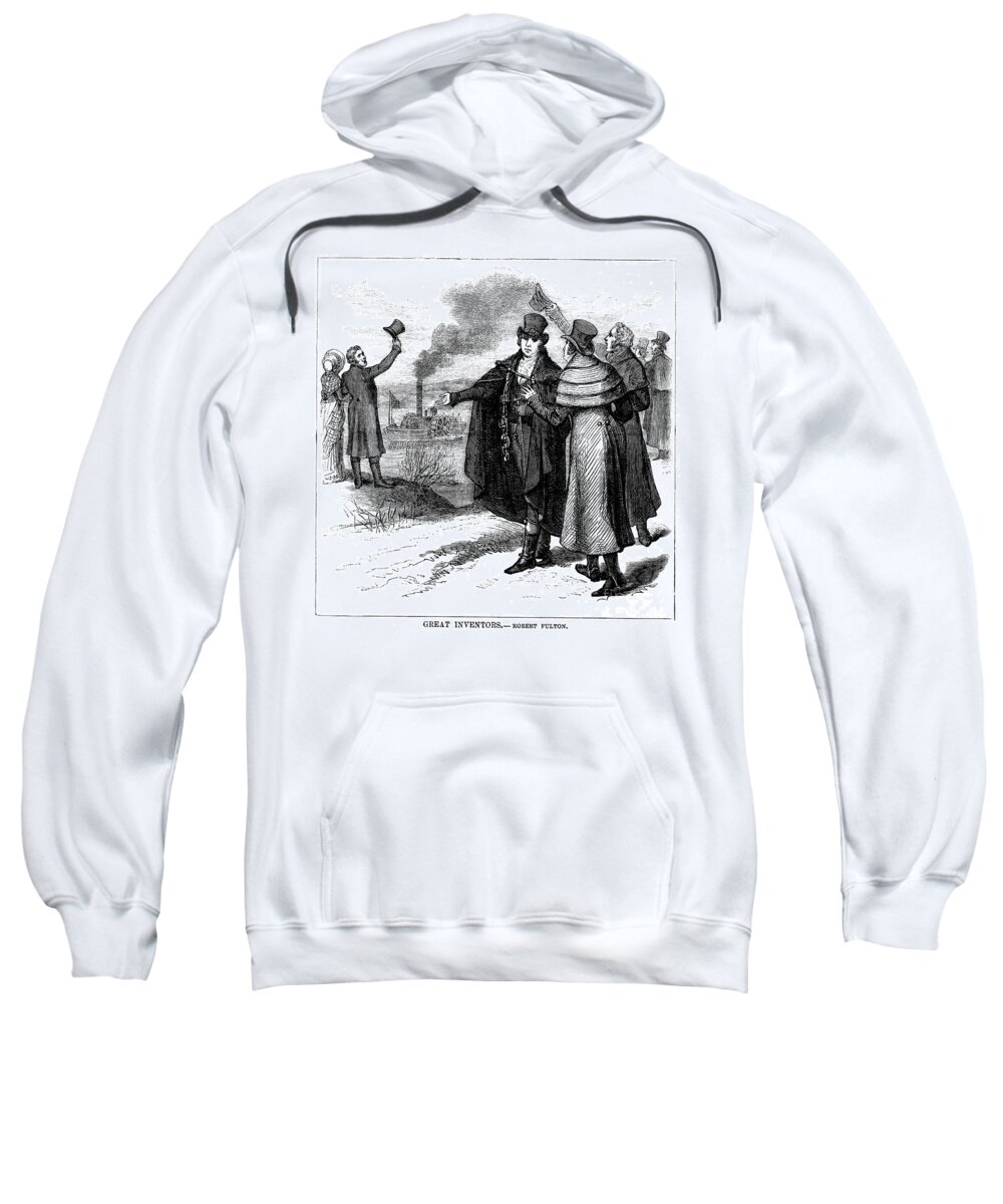 1807 Sweatshirt featuring the photograph Robert Fulton (1765-1815) #4 by Granger