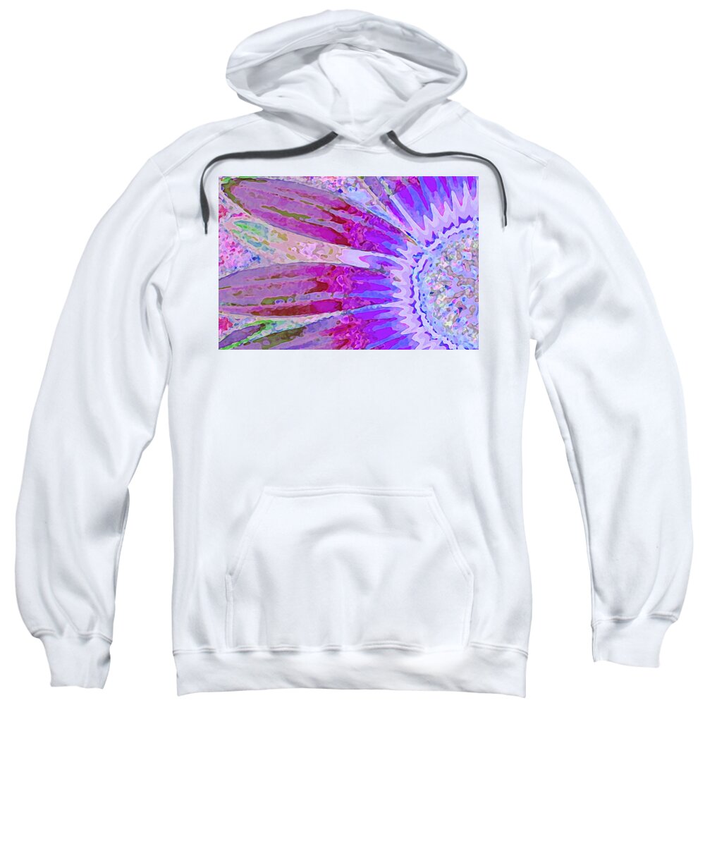 Altered Sweatshirt featuring the photograph Altered Flower 6 by Andrew Hewett
