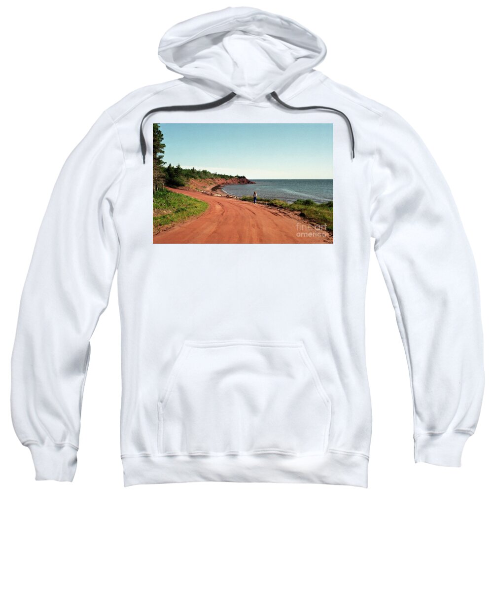 Prince Edward Island Sweatshirt featuring the photograph Contemplation by Kathy McClure