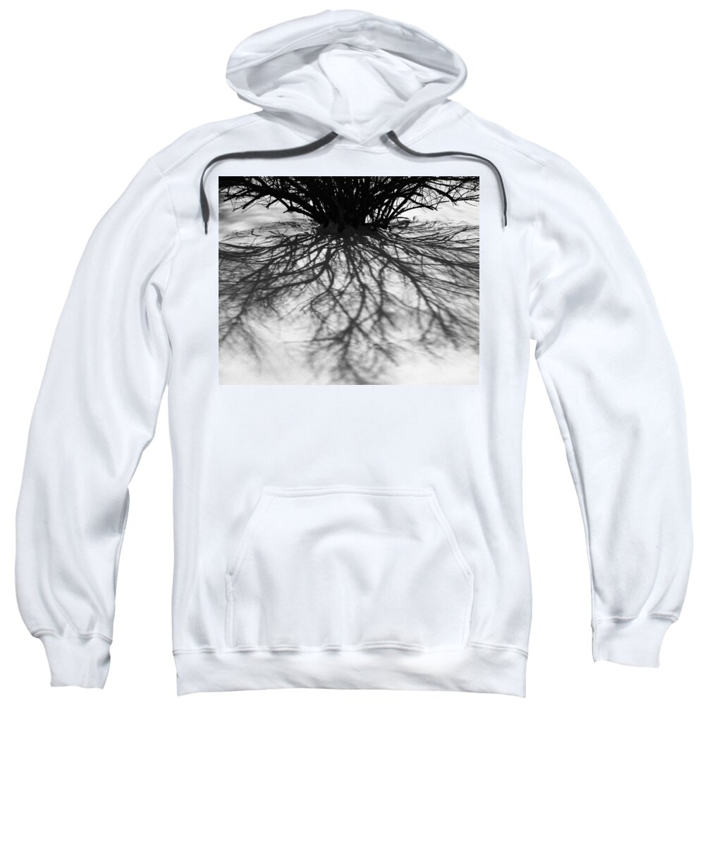 Tree Sweatshirt featuring the photograph Dark Shadows by Jeff Galbraith