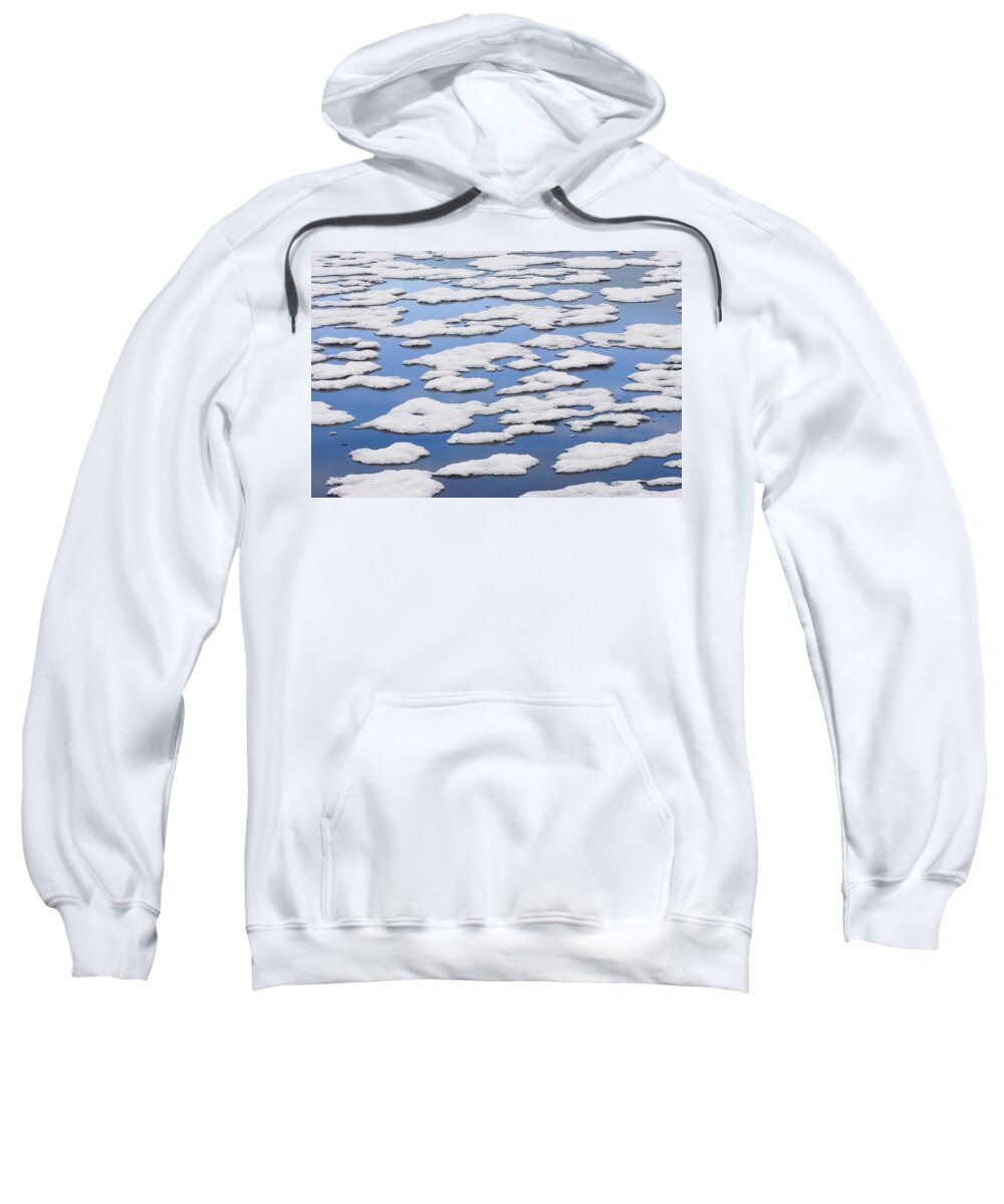 Mp Sweatshirt featuring the photograph Ice Floes, Spitsbergen, Norway by Konrad Wothe