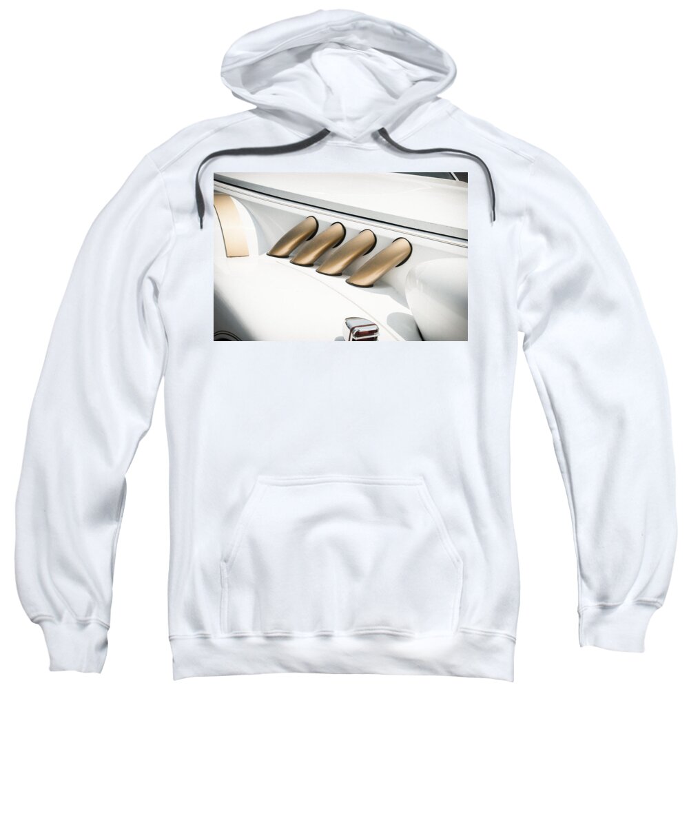 Automobile Sweatshirt featuring the photograph Pipes by Guy Whiteley
