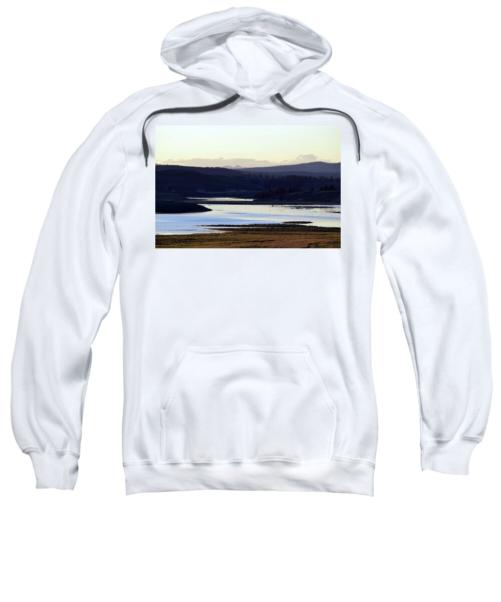 Idaho Sweatshirt featuring the photograph Yellowstone Landscapes by La Dolce Vita