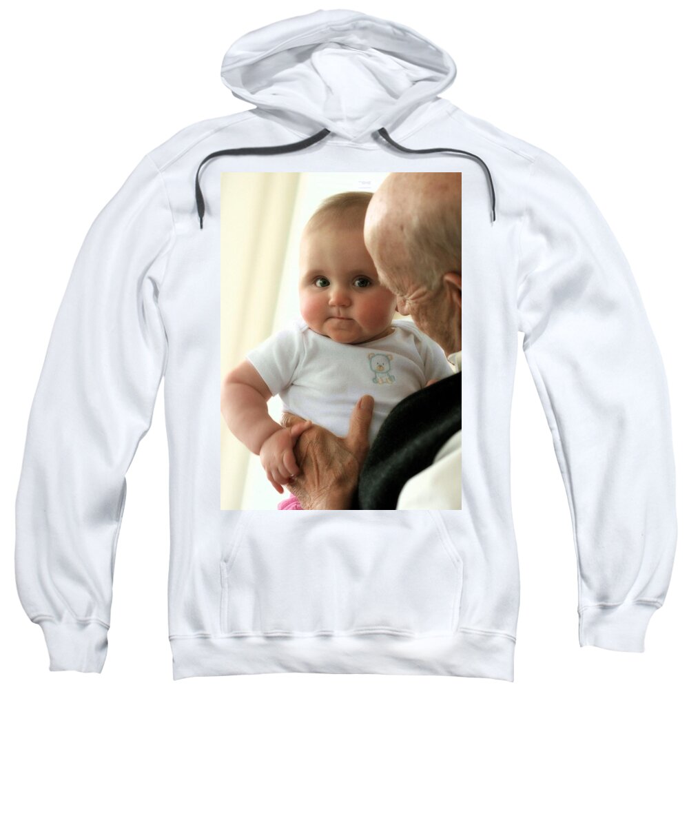 Young Sweatshirt featuring the photograph Young and Old by Angela Rath