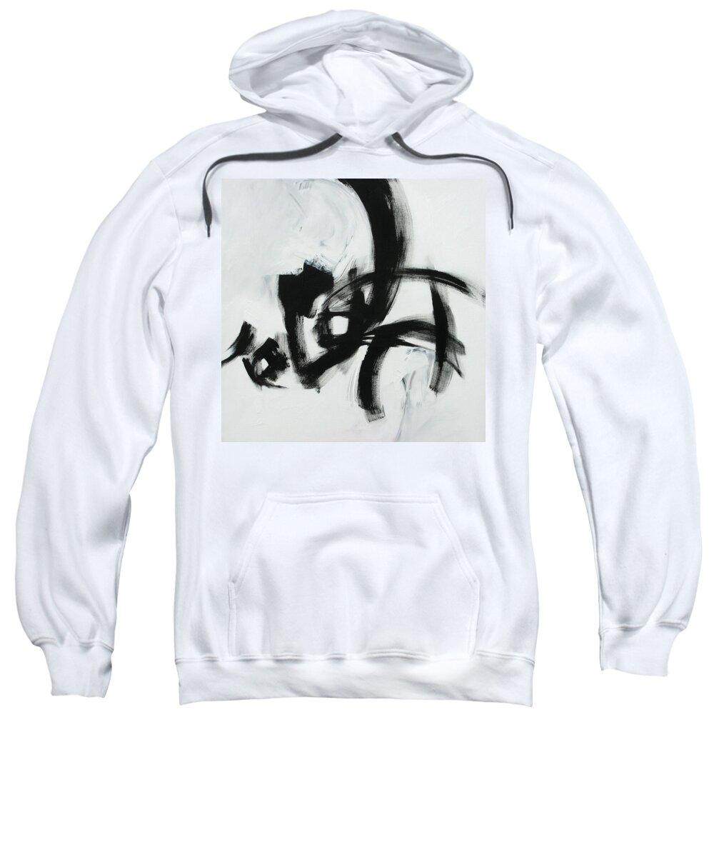 Painting Sweatshirt featuring the painting Chance Meeting #1 by Linda Monfort