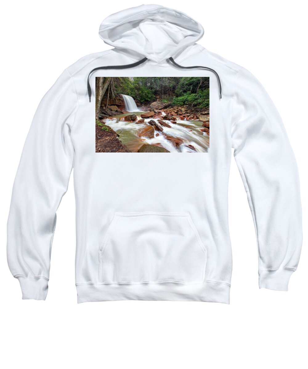 Landscape Sweatshirt featuring the photograph Douglas Falls #1 by Chris Berrier