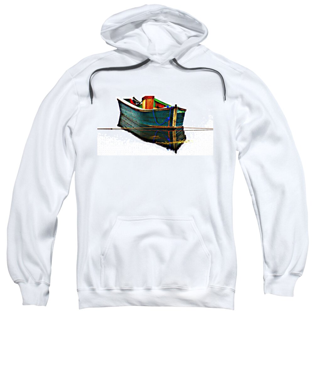 Boat Sweatshirt featuring the photograph Floating #2 by Tatiana Travelways