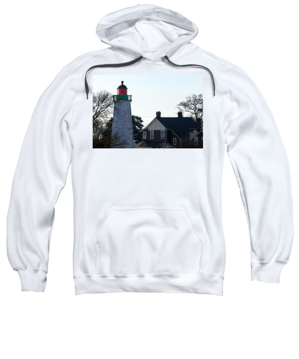 Old Sweatshirt featuring the photograph Old Point Comfort Lighthouse #1 by Travis Rogers