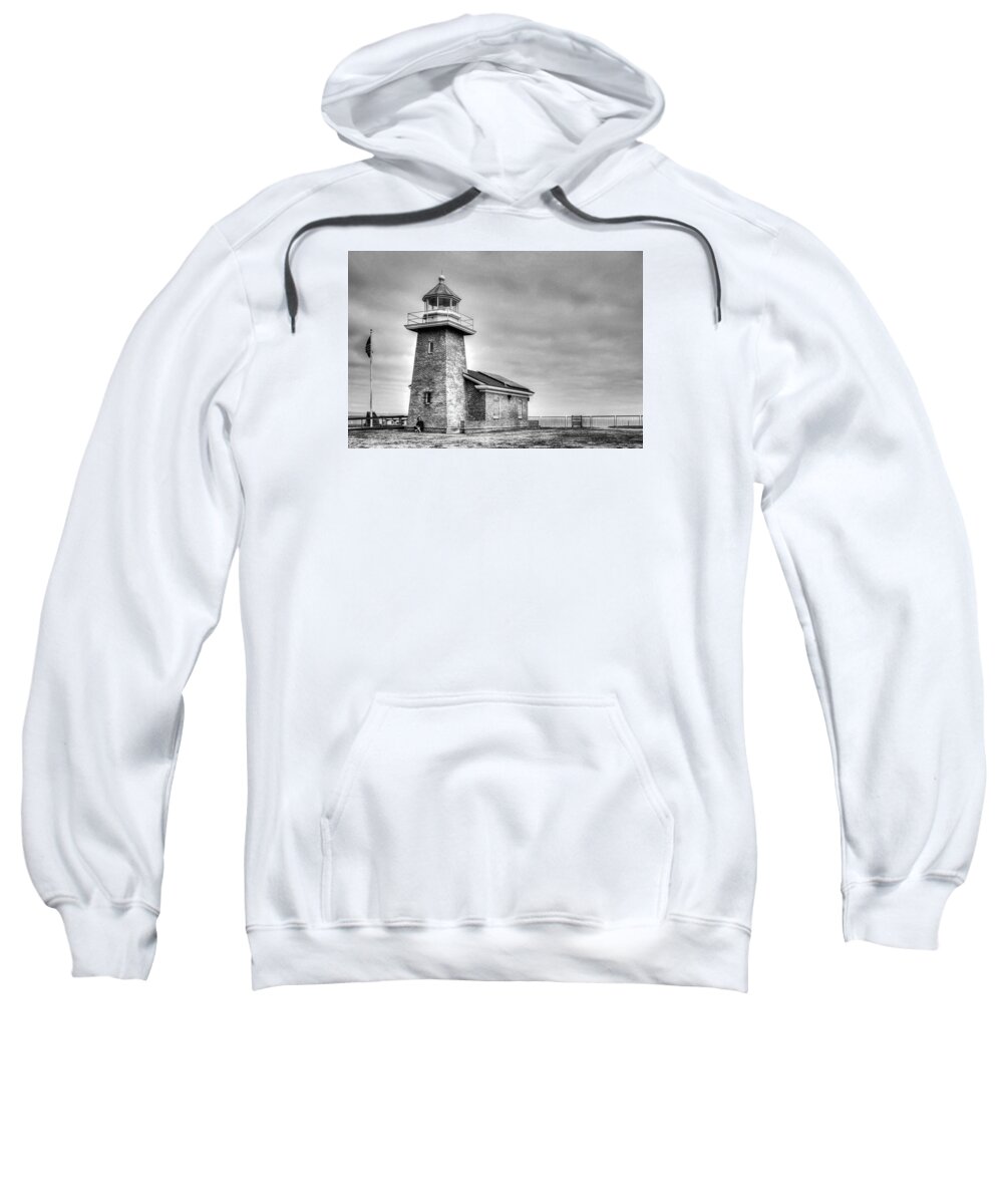 Abbott Sweatshirt featuring the photograph Santa Cruz Lighthouse by Paul LeSage