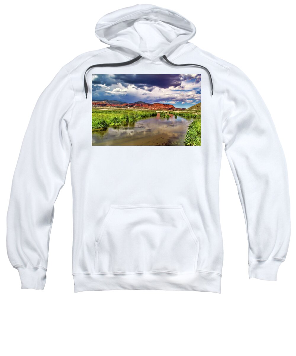 Colors Sweatshirt featuring the photograph Mountain Lake #125 by Mark Smith