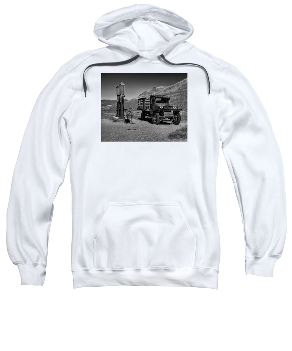 Landscape Sweatshirt featuring the photograph 1927 Dodge Graham B and W by Paul Breitkreuz