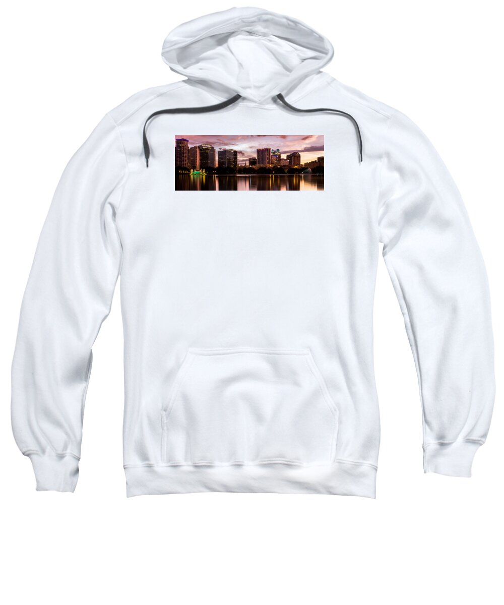 Water Sweatshirt featuring the photograph Downtown Orlando #2 by Mike Dunn