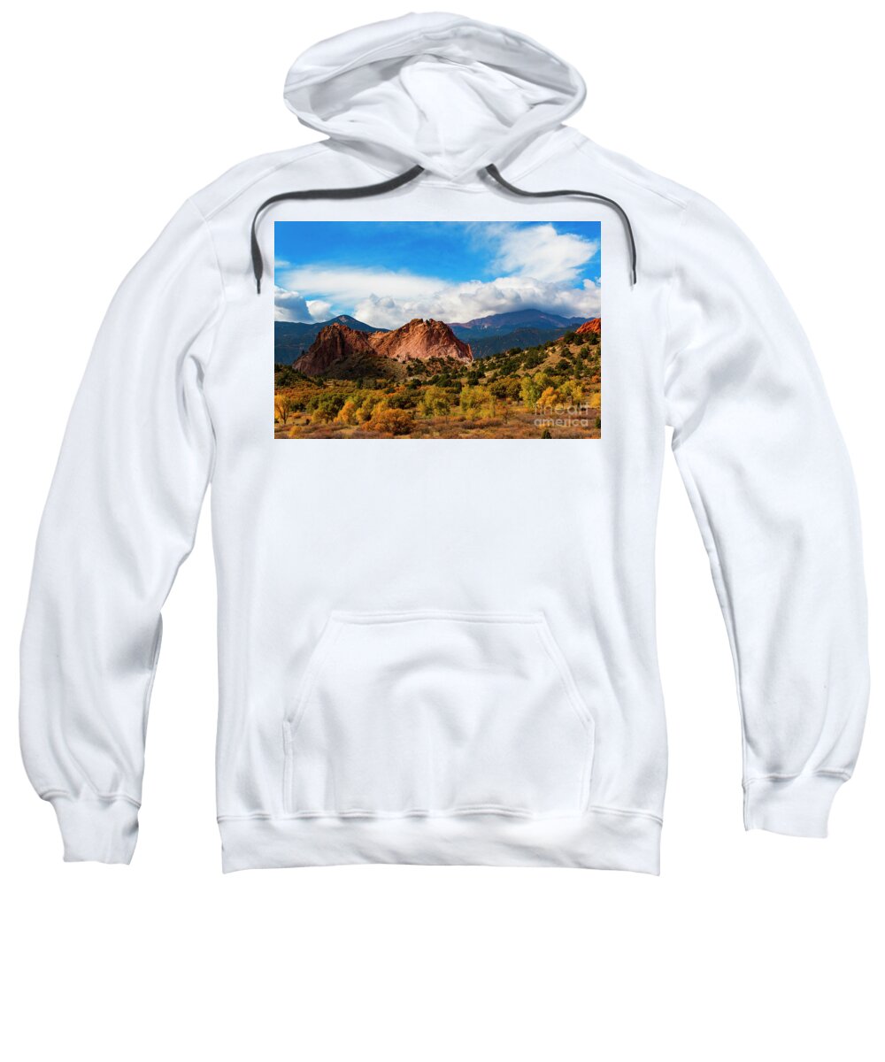 Aspen Sweatshirt featuring the photograph Autumn in Garden of the Gods #4 by Steven Krull