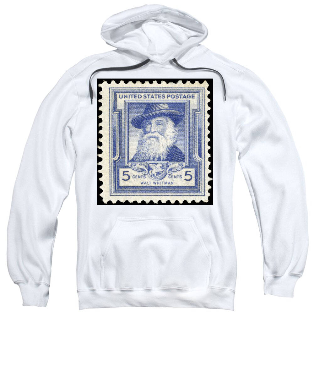 1940 Sweatshirt featuring the photograph Walt Whitman (1819-1892) #4 by Granger