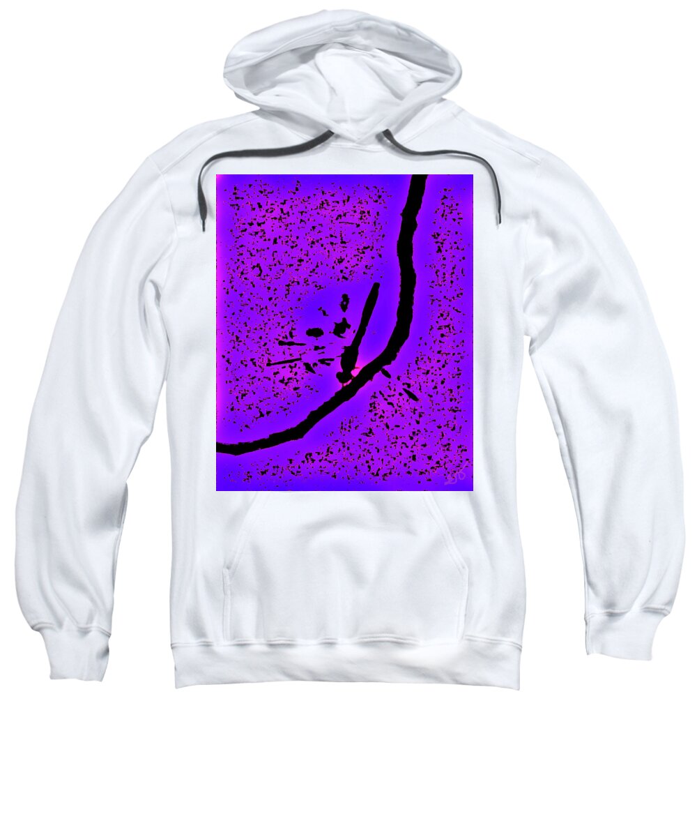 Abstract Sweatshirt featuring the photograph Abstract Dragonfly by Gina O'Brien