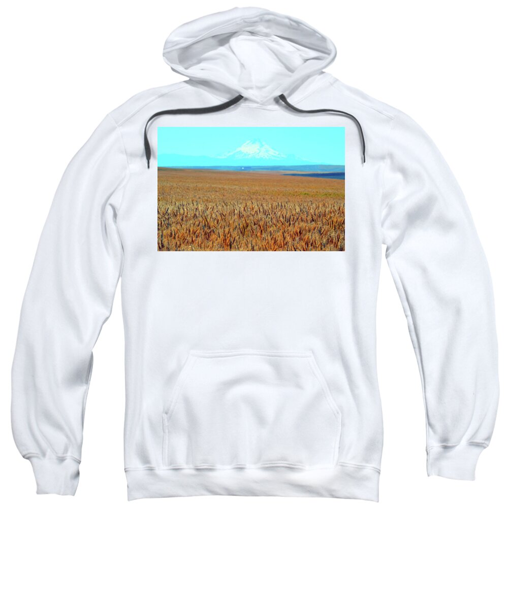 Beautiful Sweatshirt featuring the photograph Amber Waves of Grain by Brian O'Kelly