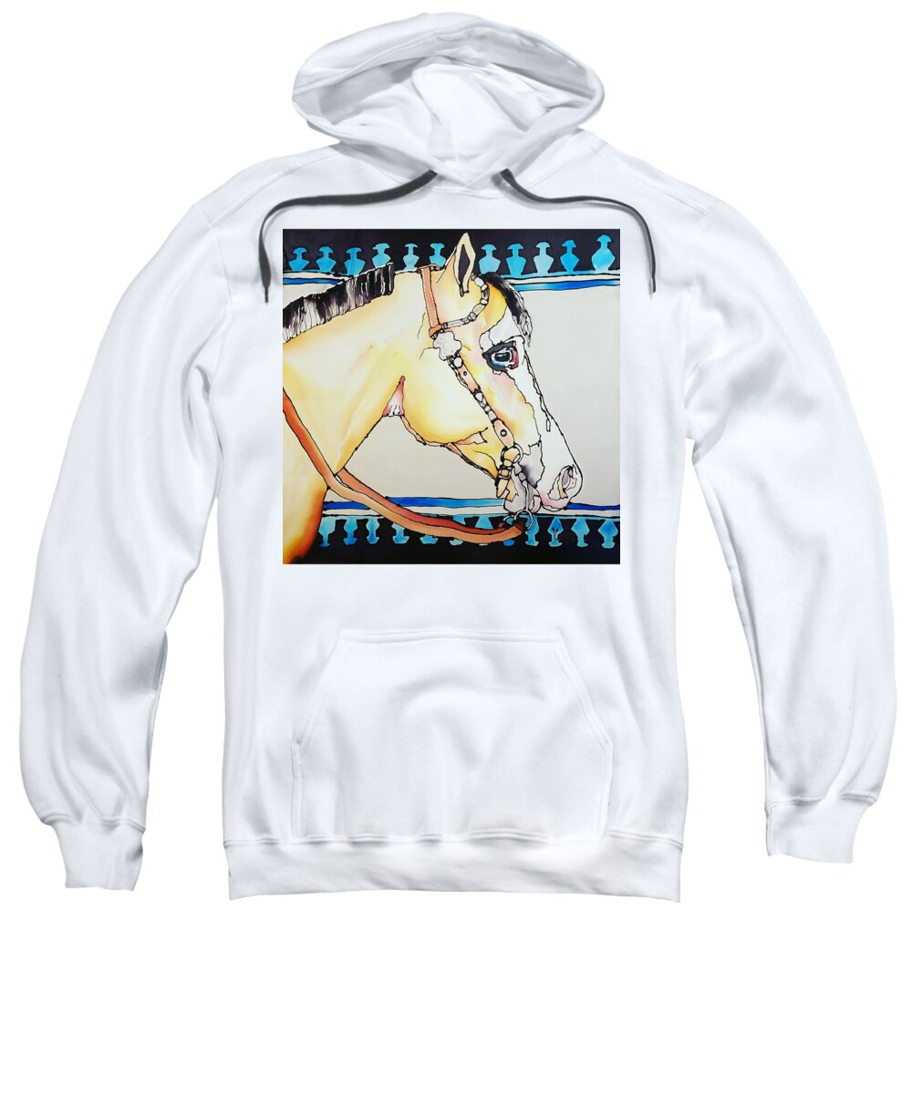 Ansley's Shiloh Sweatshirt featuring the tapestry - textile Ansley's Shiloh by Karla Kay Benjamin