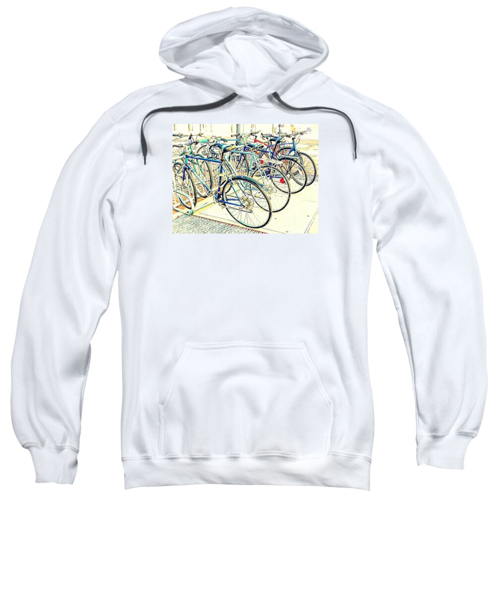 Marcia Lee Jones Sweatshirt featuring the photograph Anyone For A Ride? by Marcia Lee Jones