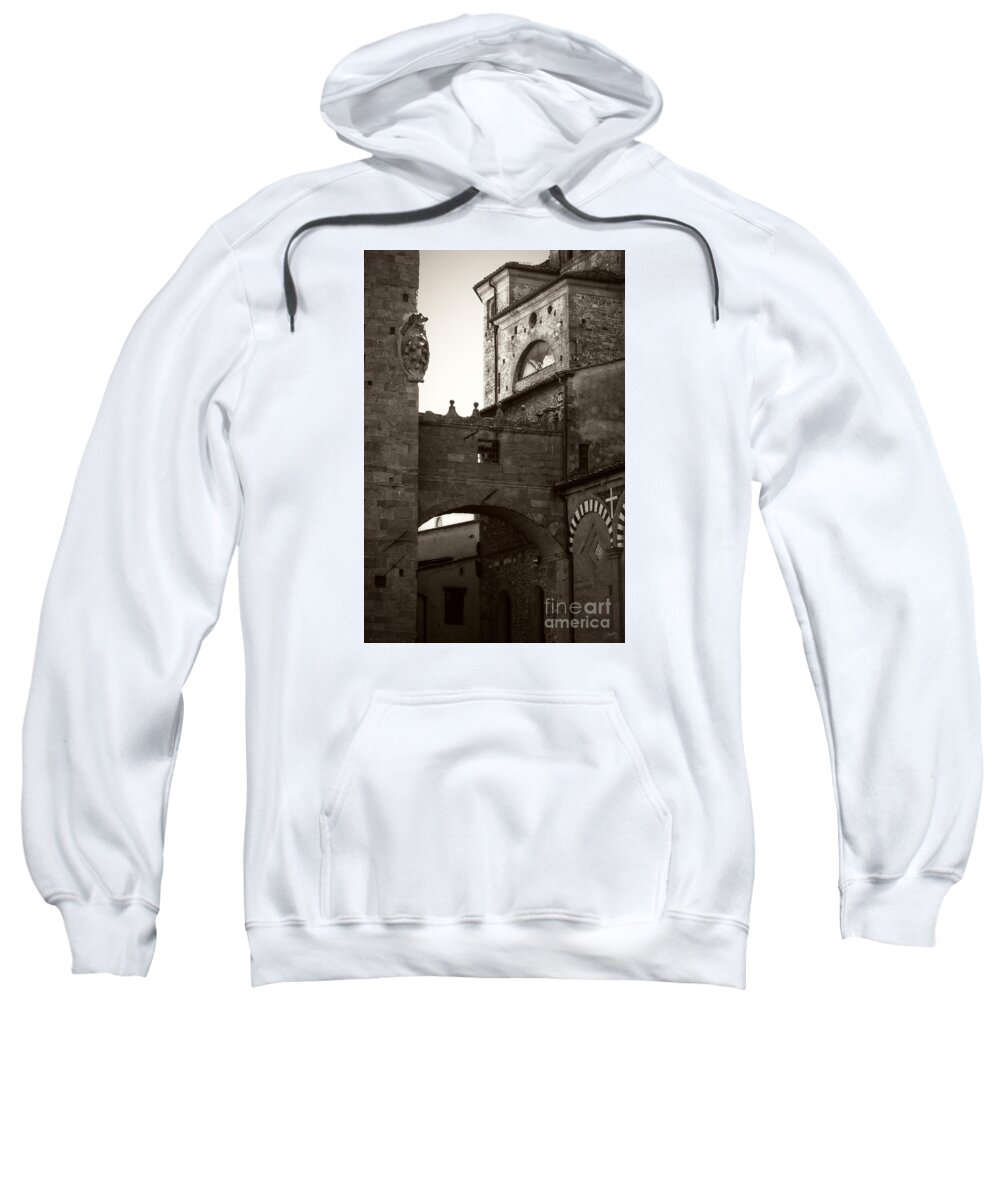 Architecture Of Pistoia Sweatshirt featuring the photograph Architecture of Pistoia by Prints of Italy