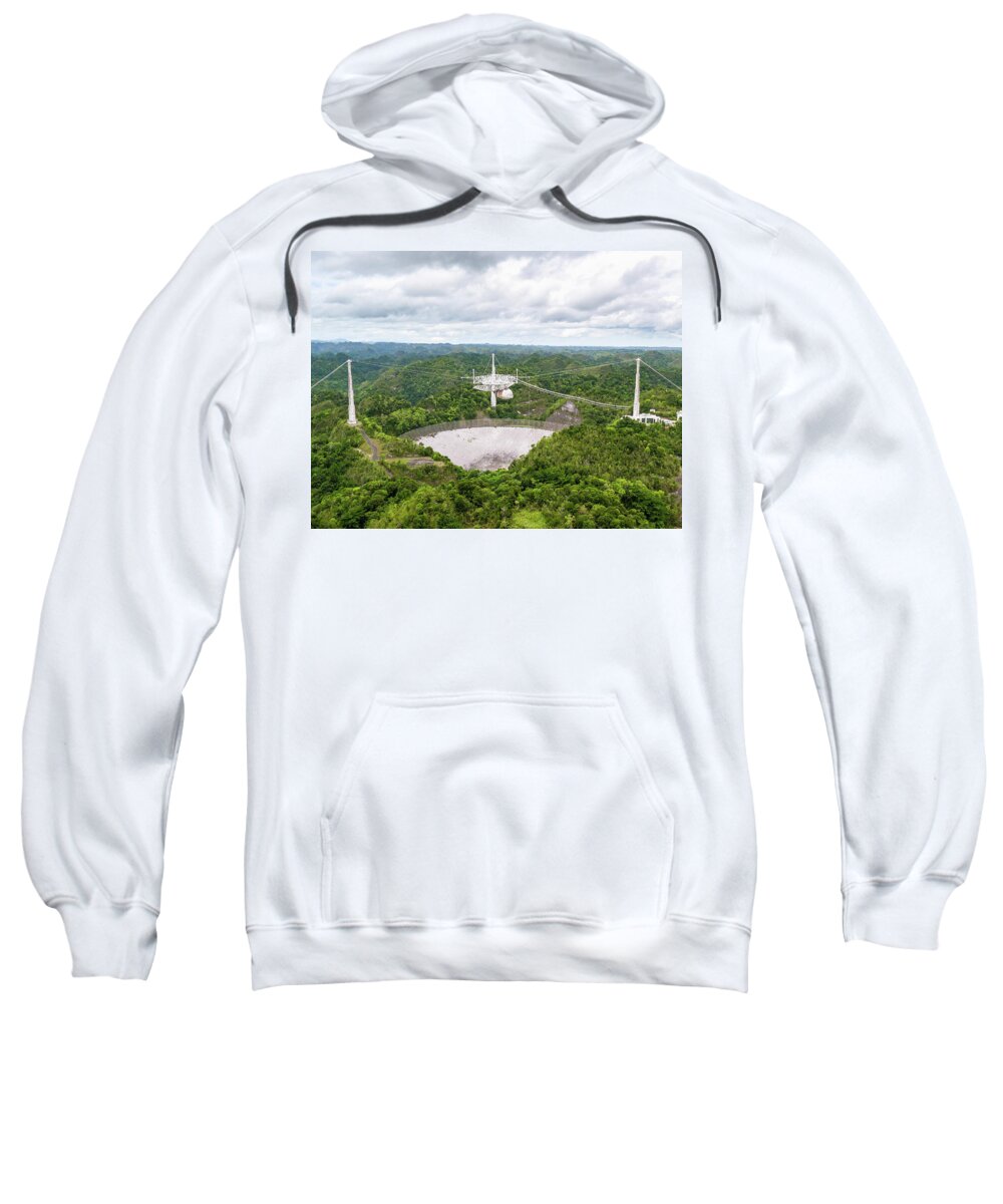 Photosbymch Sweatshirt featuring the photograph Arecibo Observatory by M C Hood