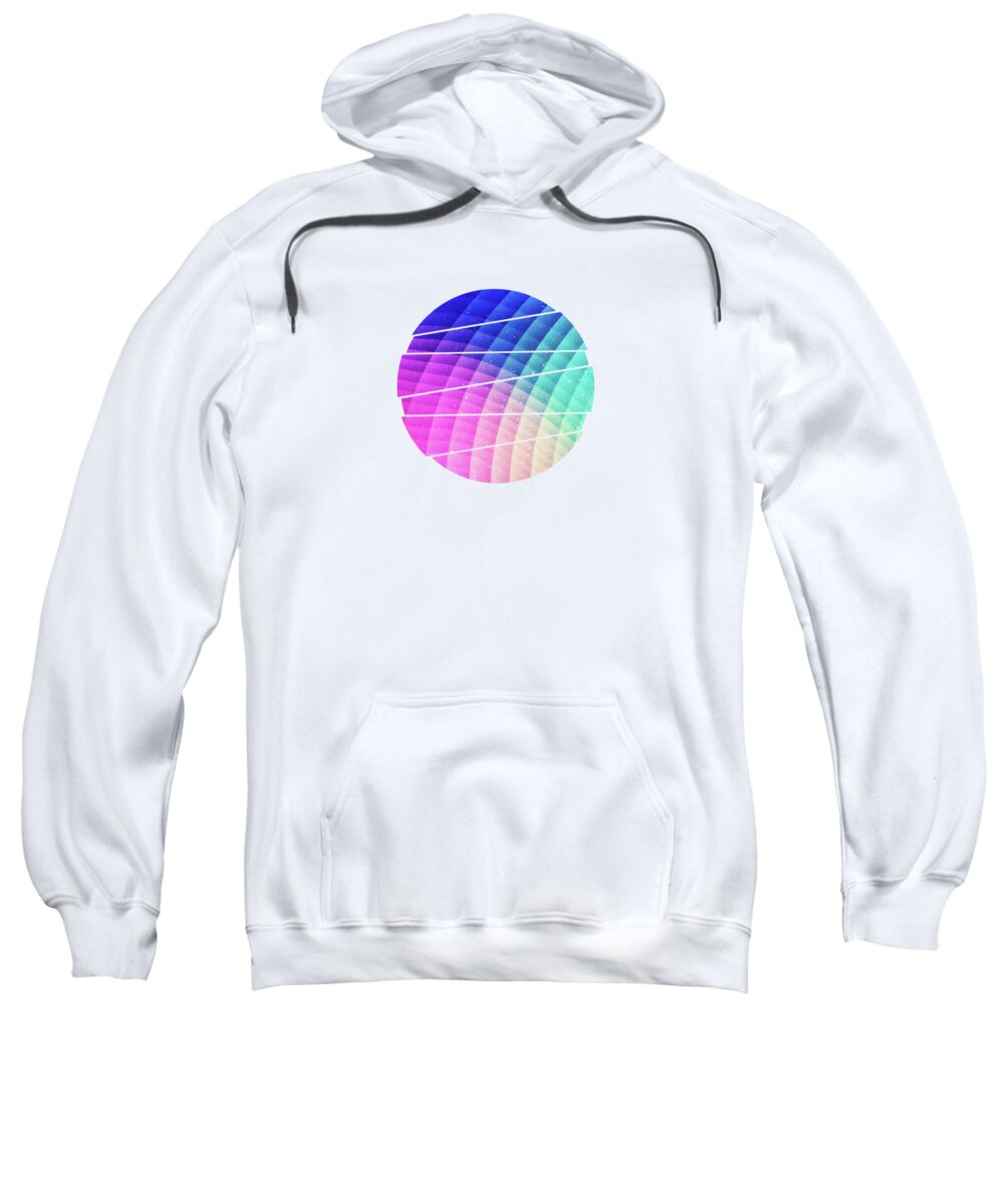 Ltbg Sweatshirt featuring the digital art Abstract Colorful Art Pattern LTBG Low poly Texture aka Spectrum Bomb Photoshop Colorpicker by Philipp Rietz