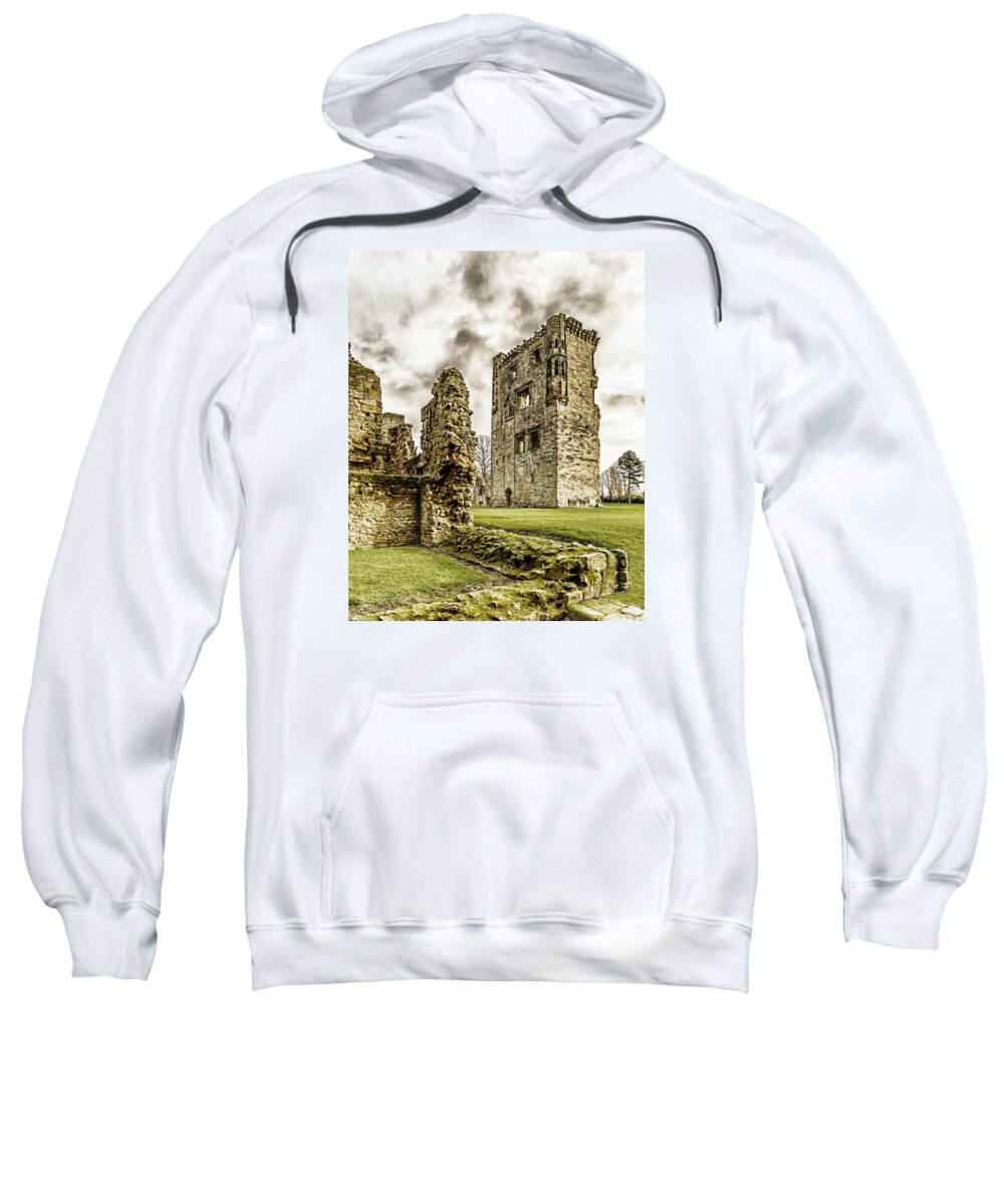 Landscape Sweatshirt featuring the photograph Ashby Castle by Nick Bywater