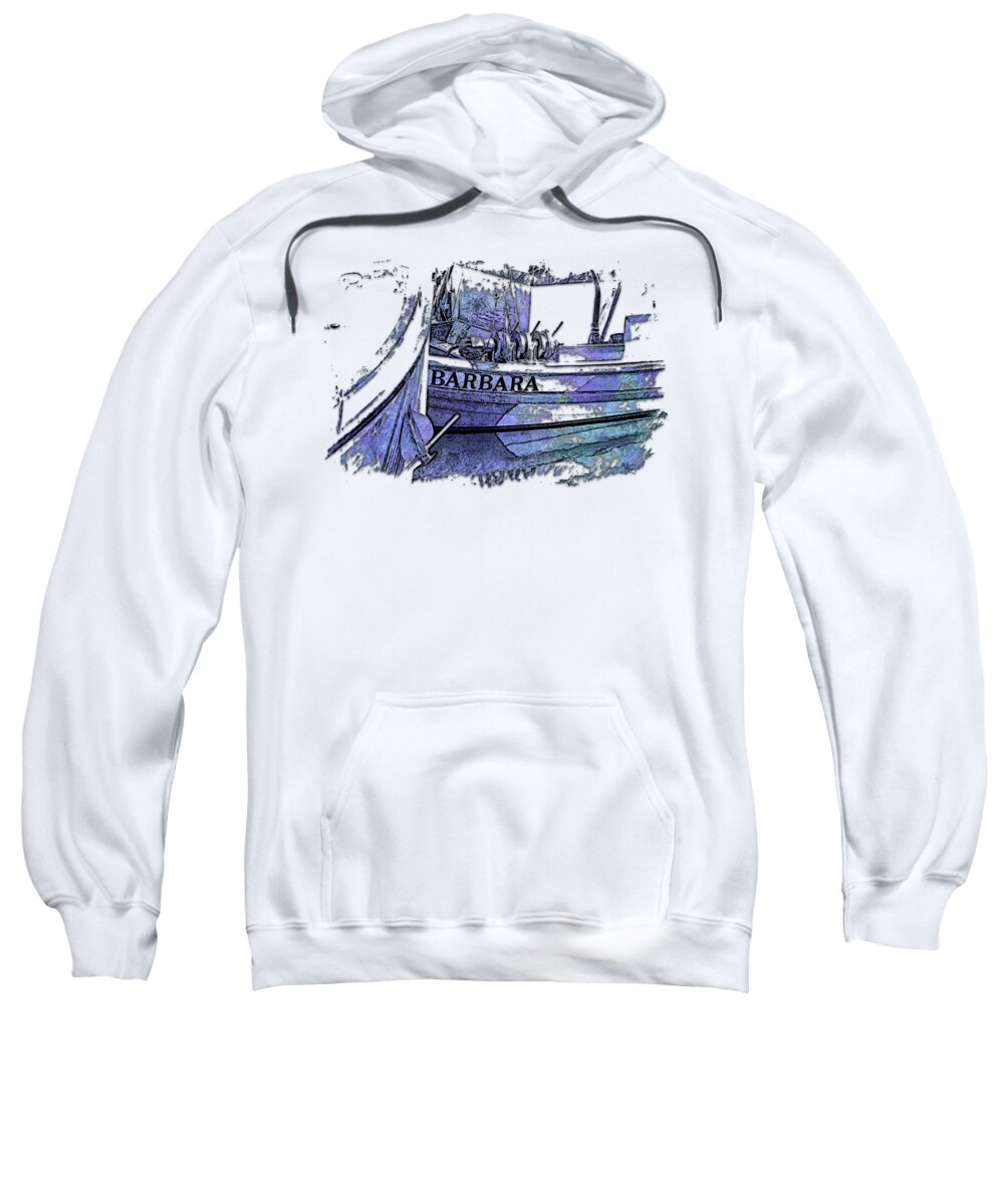 Berry Sweatshirt featuring the photograph Barbara Berry Blues 3 Dimensional by DiDesigns Graphics