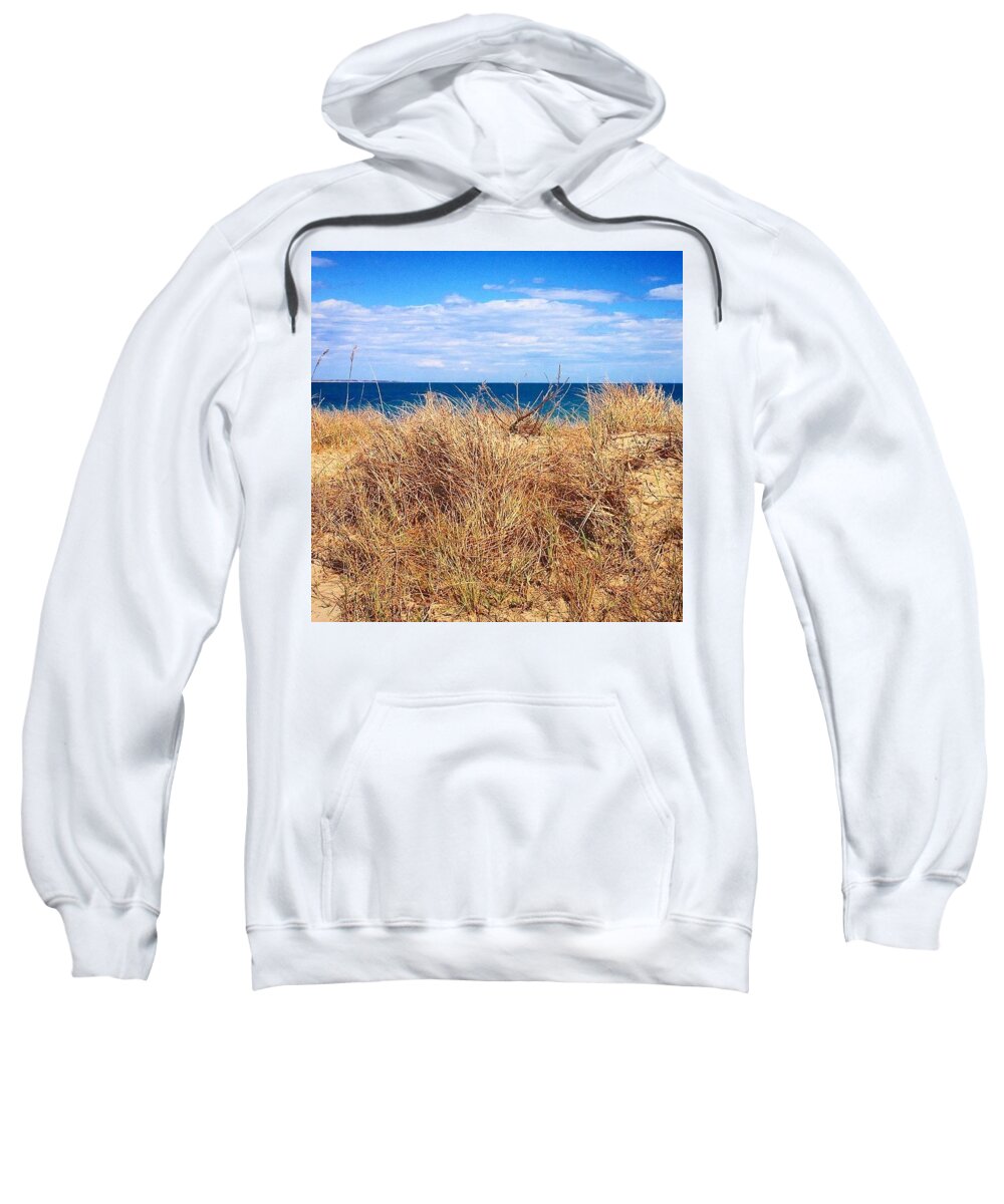Water Sweatshirt featuring the photograph Beyond The Land by Kate Arsenault 