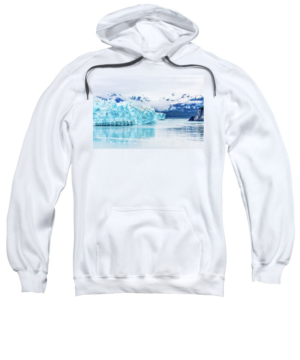 Change Sweatshirt featuring the photograph Blue Glacier by Darryl Brooks