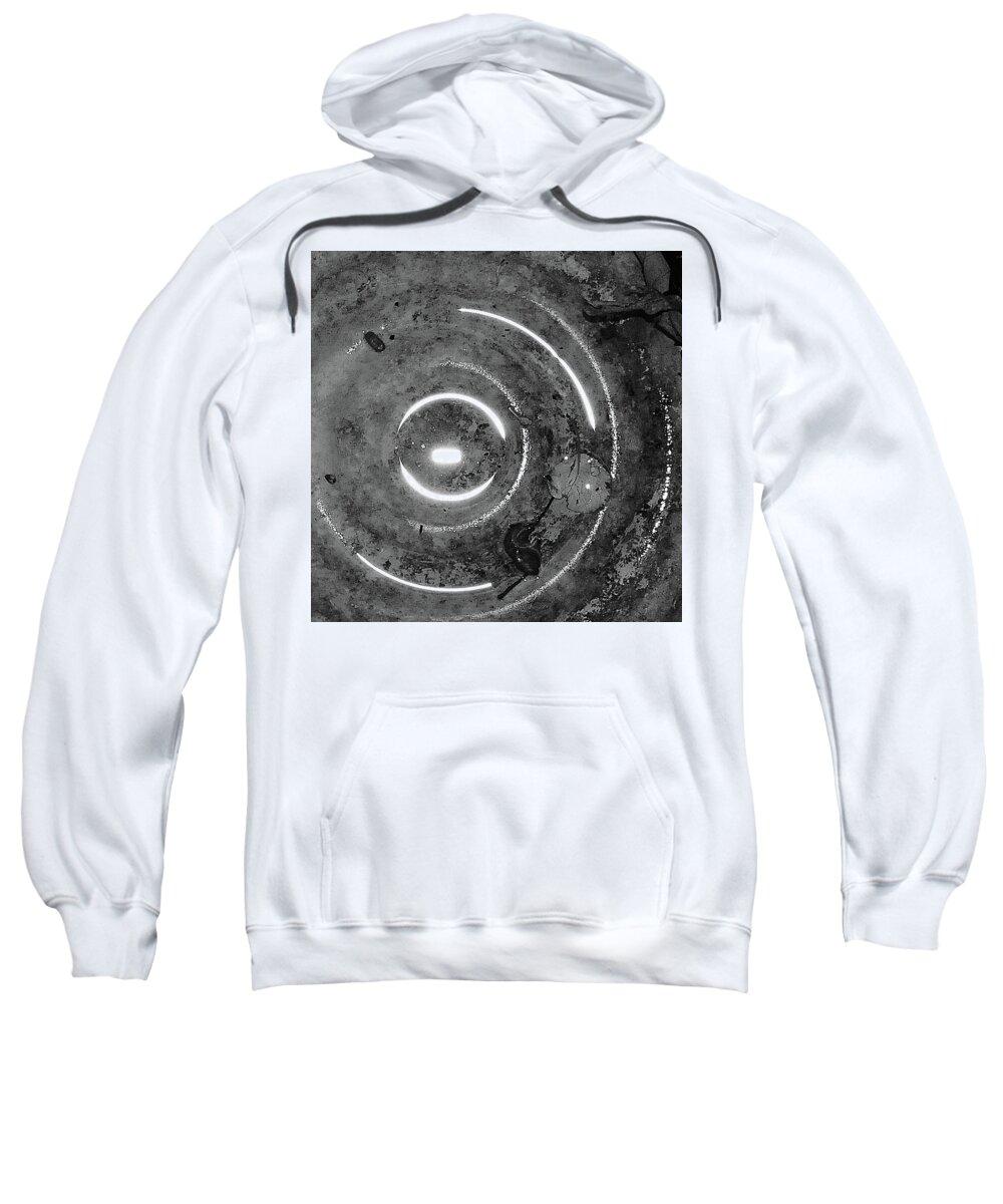 Circle Sweatshirt featuring the photograph Bottom of the Barrel by Ted Keller
